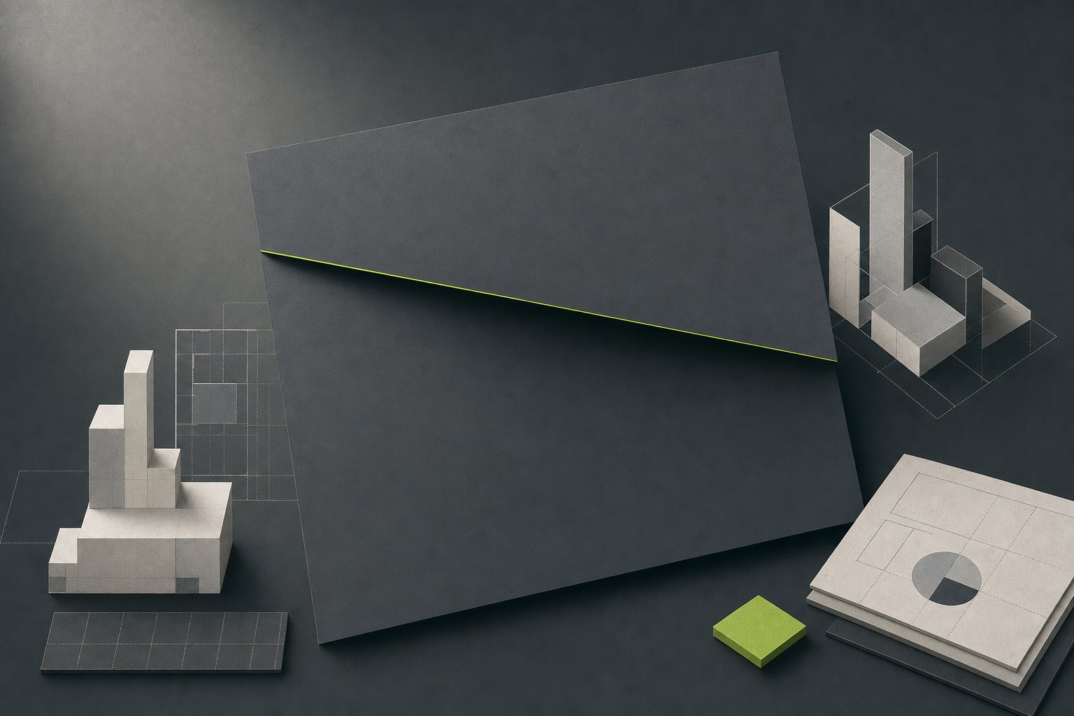 Single envelope-like rectangle with a diagonal fold line
