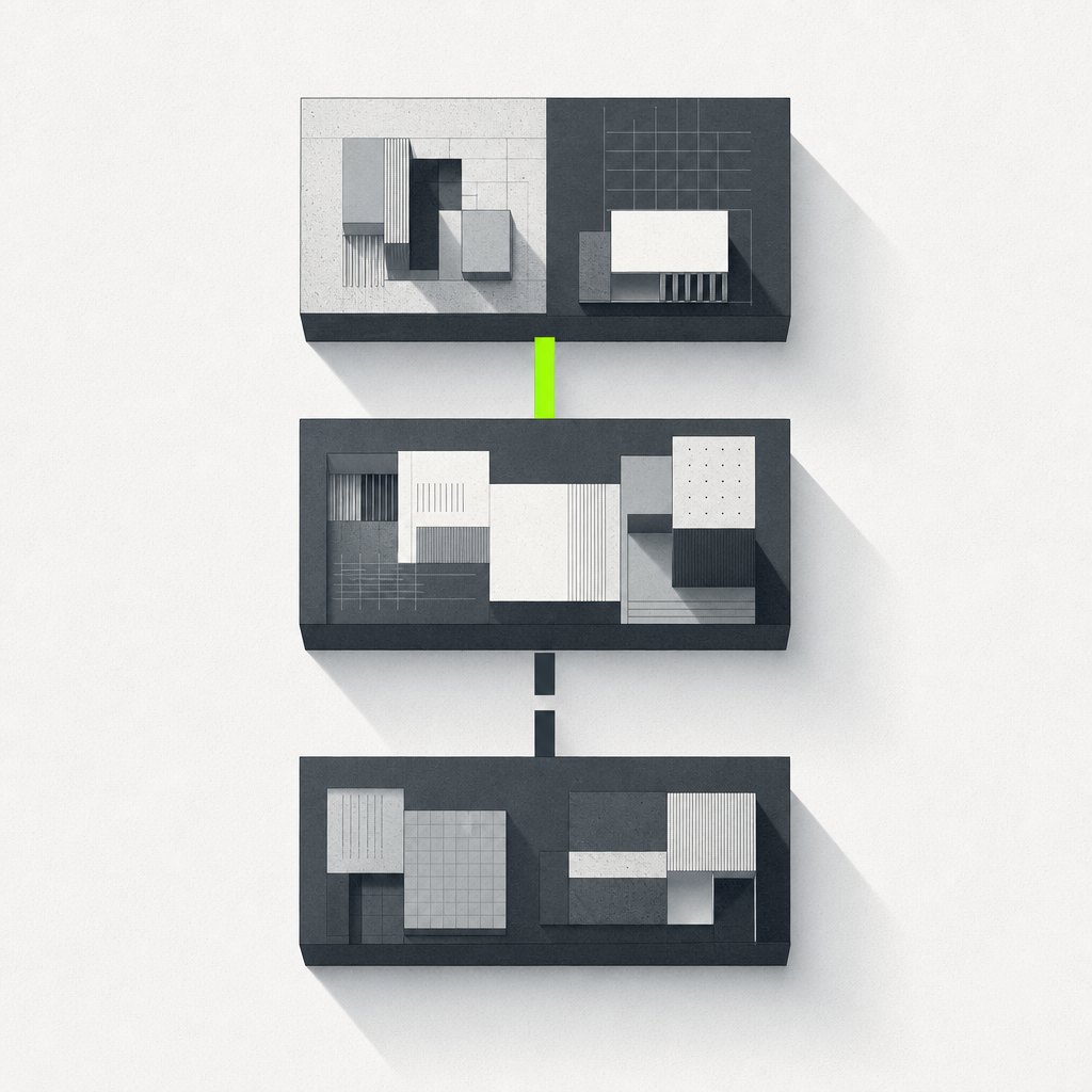 Three-node transfer diagram with a broken link